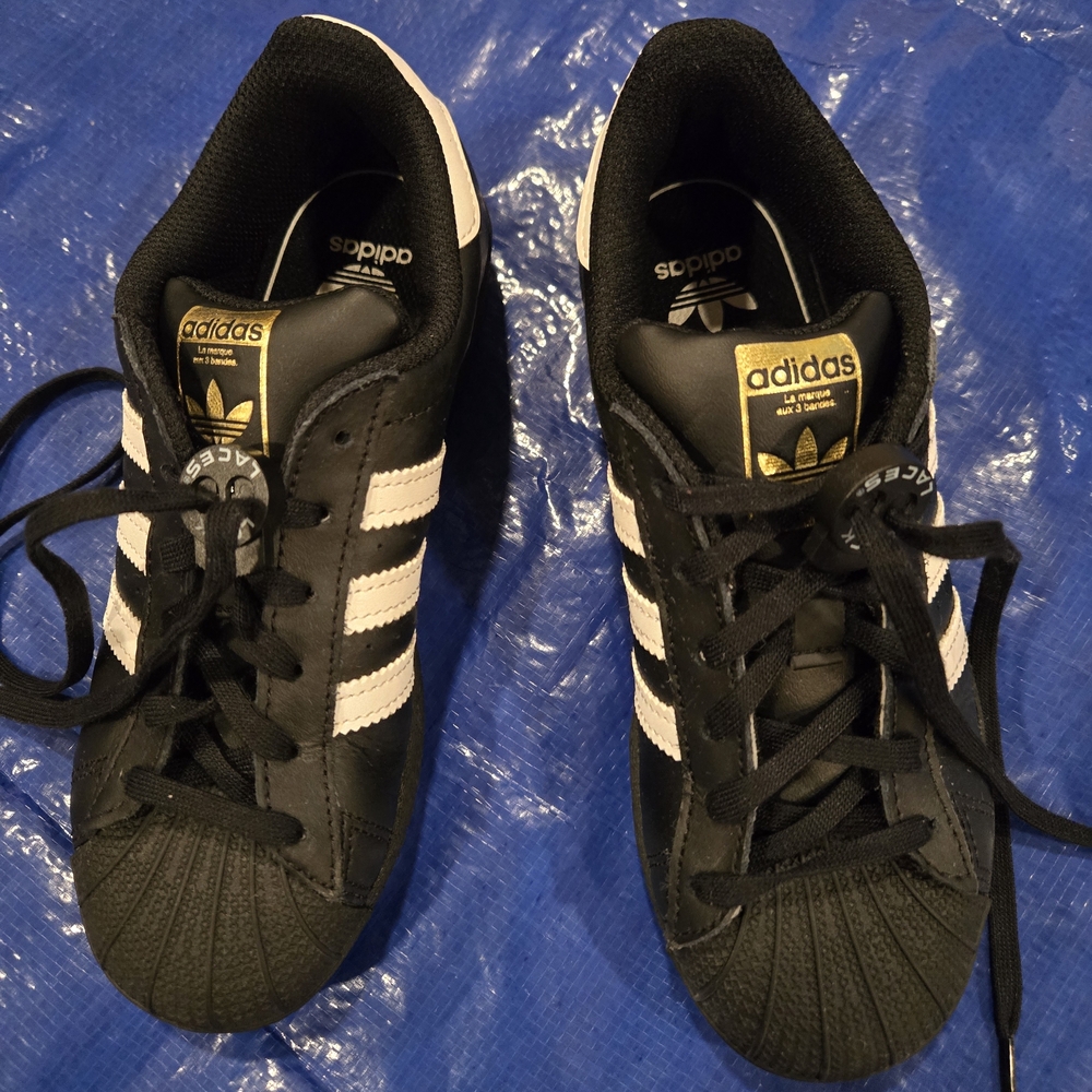 Adidas Black and White Sneakers